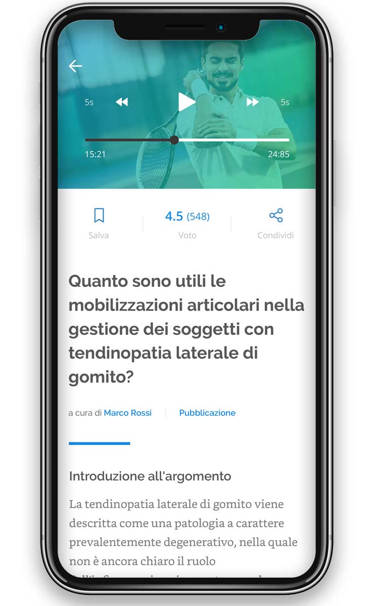 caratteristiche dell'app revyou per fisioterapisti