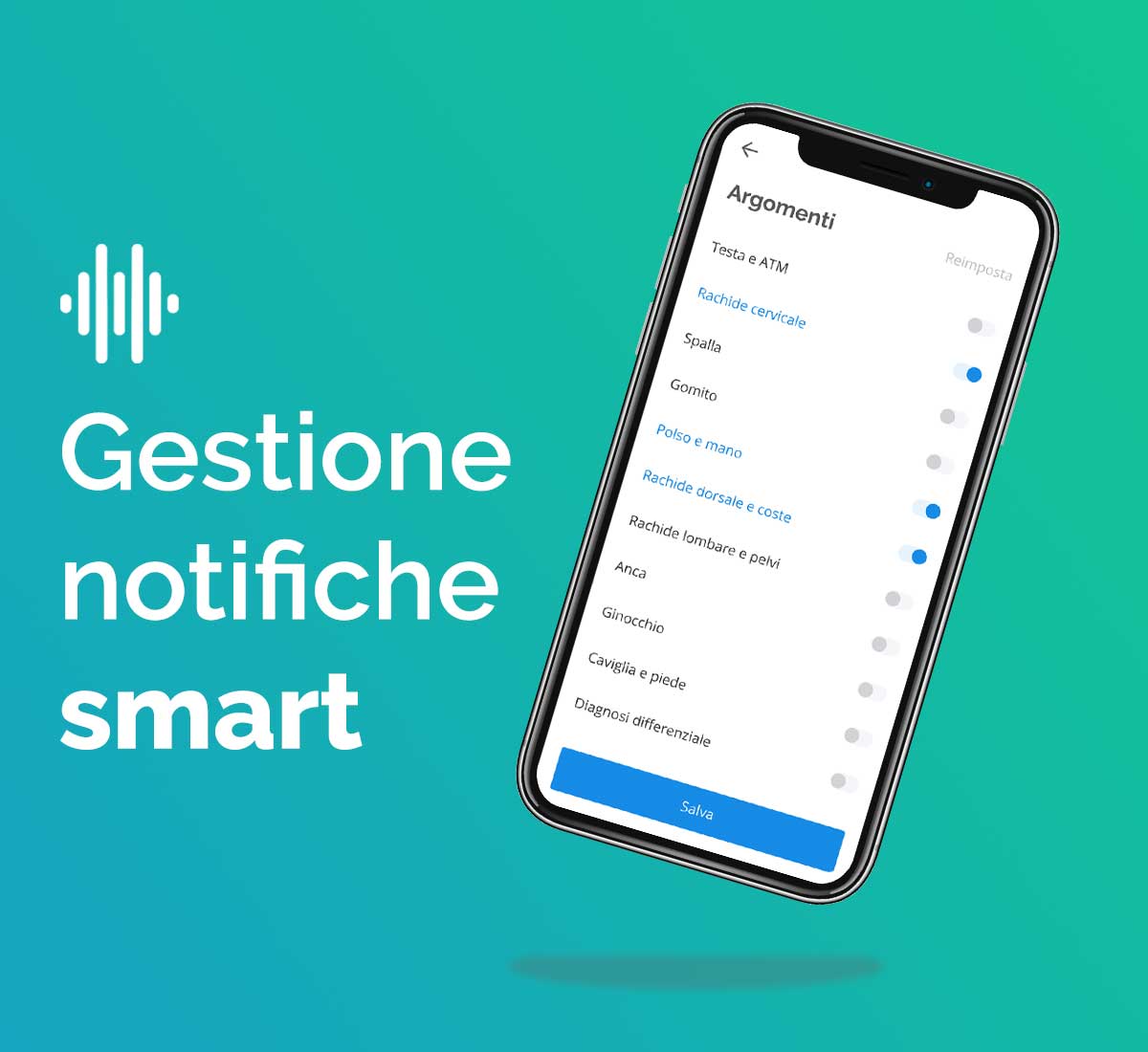 gestione notifiche dell'app revyou