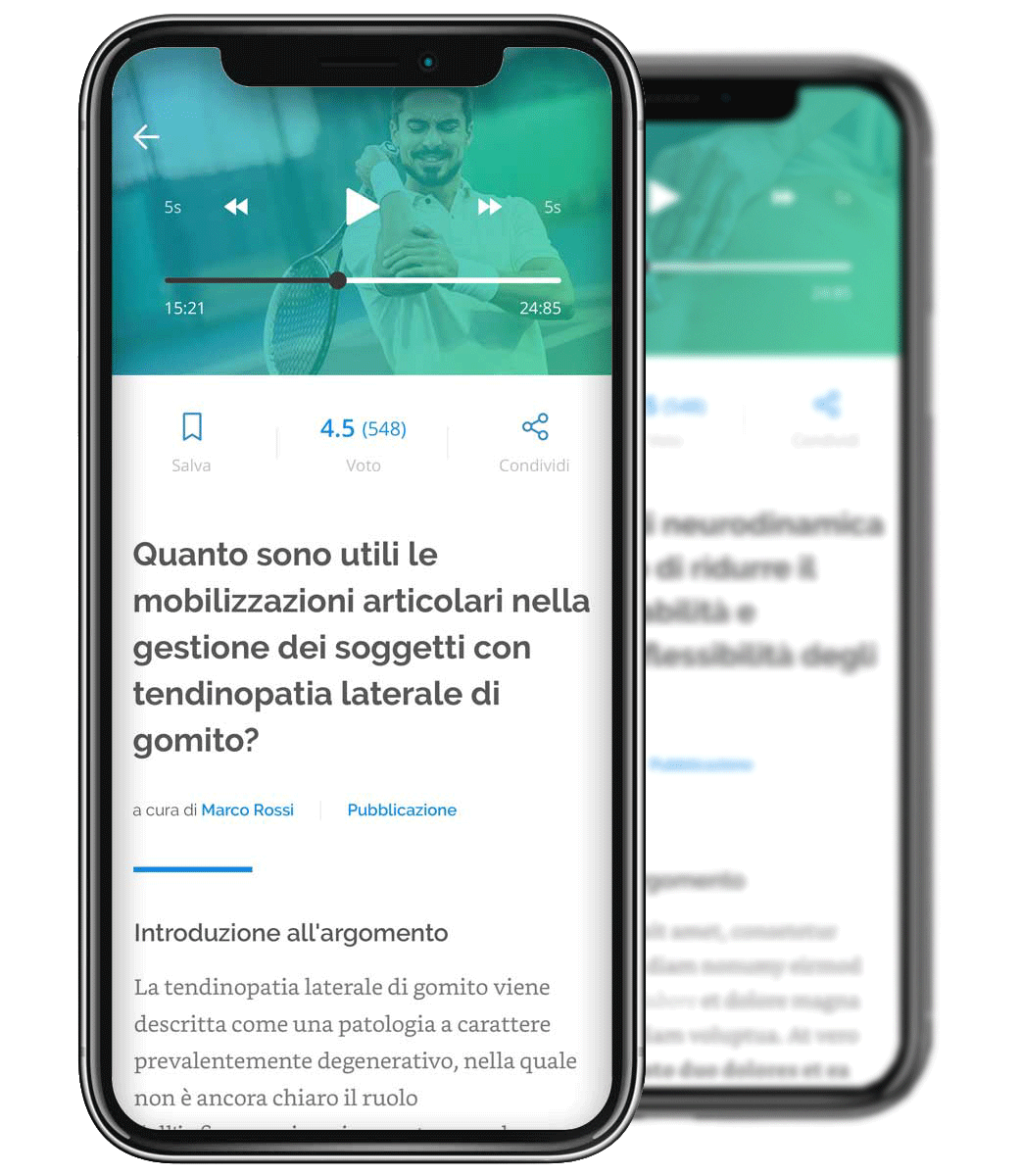 podcast e articoli app revyou fisioterapia